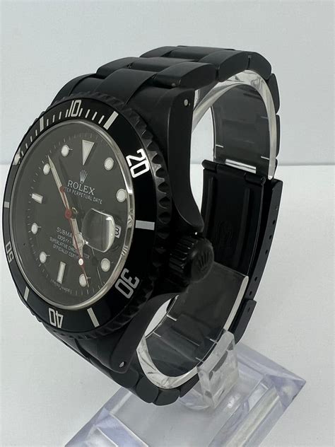 rolex blaken submariner gebrochen|blacked out rolex submariner.